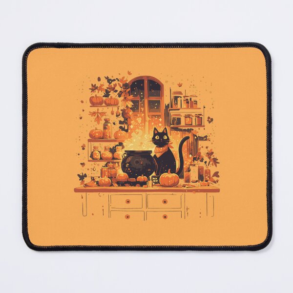 Item preview, Black cat in the kitchen designed and sold by WoollenLlama.
