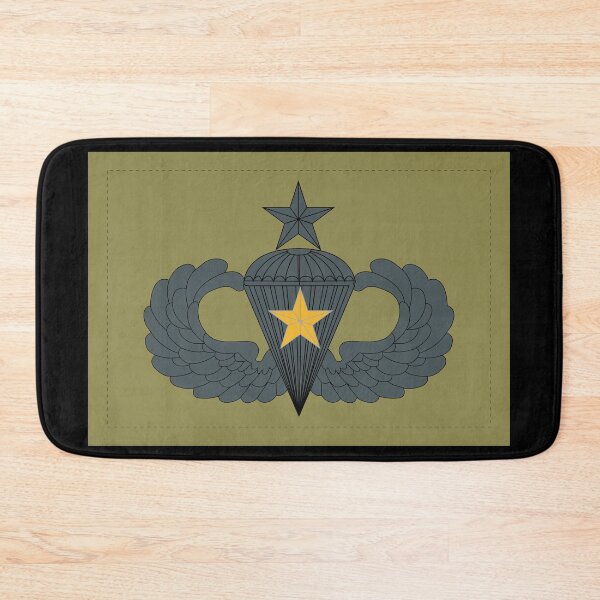 Item preview, Badge - Army - Parachutist - Senior - 5 Combat Star - Subdued X 300 designed and sold by Military Insignia Products.