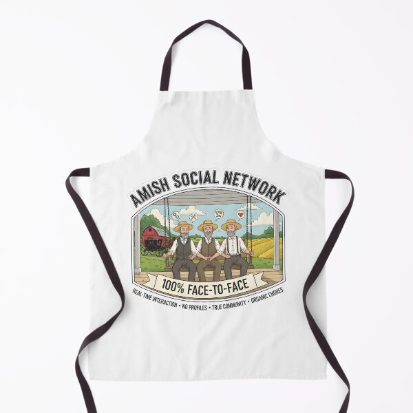 Item preview, Amish Social Network - 100% Face-to-Face - True Community & Organic Chores designed and sold by RedDelaney.