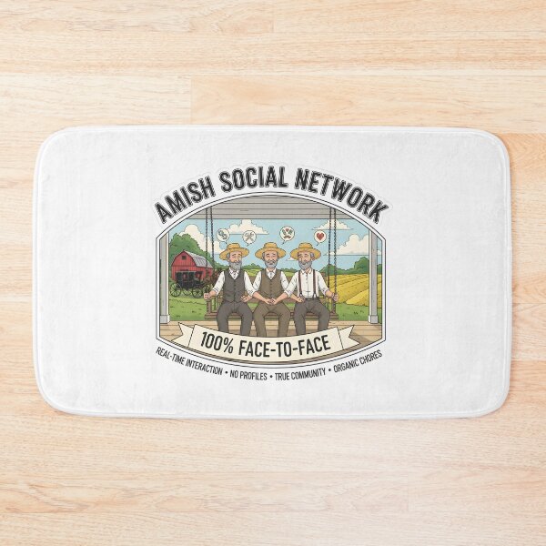 Item preview, Amish Social Network - 100% Face-to-Face - True Community & Organic Chores designed and sold by RedDelaney.