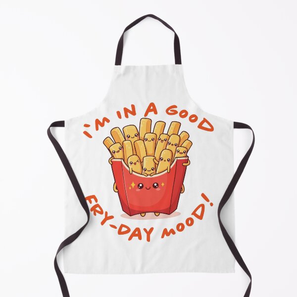 Item preview, Good Fry-day Mood Cute French Fries Pun designed and sold by ffpdsgn.