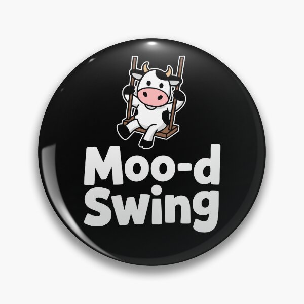 Item preview, Moo-d Swing! Funny Swinging Cow Pun designed and sold by PMCreative.