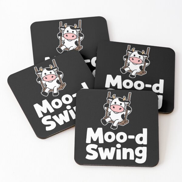 Item preview, Moo-d Swing! Funny Swinging Cow Pun designed and sold by PMCreative.