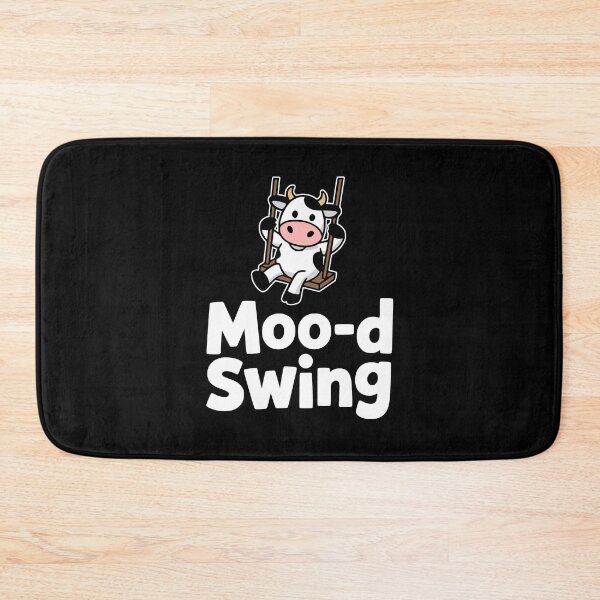 Item preview, Moo-d Swing! Funny Swinging Cow Pun designed and sold by PMCreative.