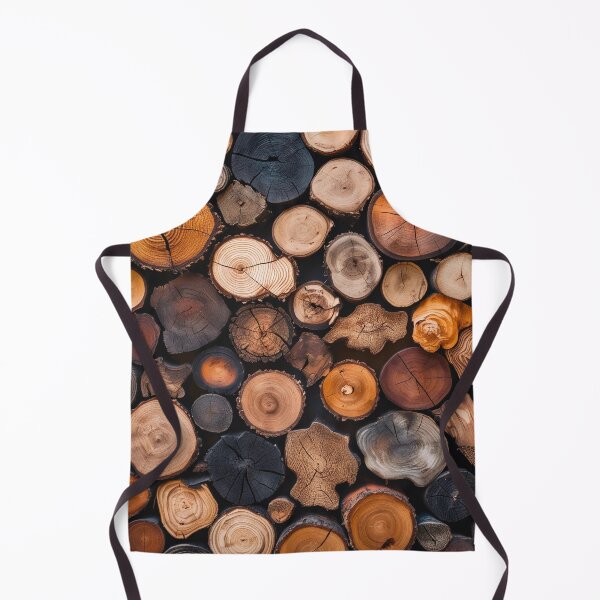 Item preview, Rustic Wood Log Pattern – Natural Texture Art Design designed and sold by SamartkitDesign.