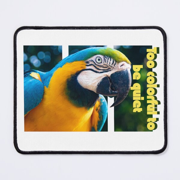 Item preview, Too colorful to be quiet - parrot Ara design designed and sold by Sylviap Studio.
