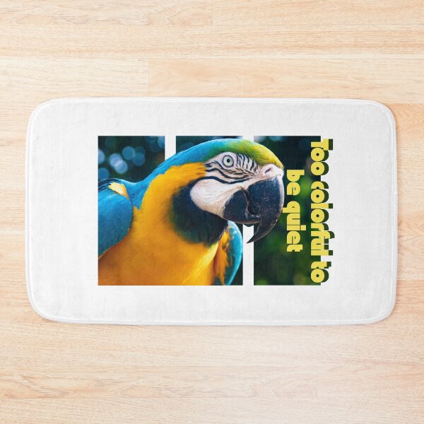 Item preview, Too colorful to be quiet - parrot Ara design designed and sold by Sylviap Studio.