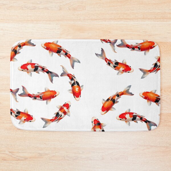 Item preview, Colorful Koi Fish Surrounding Diagram designed and sold by LuckCraftStudio.