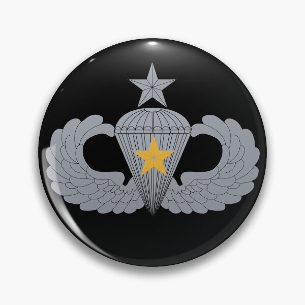 Item preview, Badge - Army - Parachutist - Senior - 5 Combat Star X 300 designed and sold by Military Insignia Products.