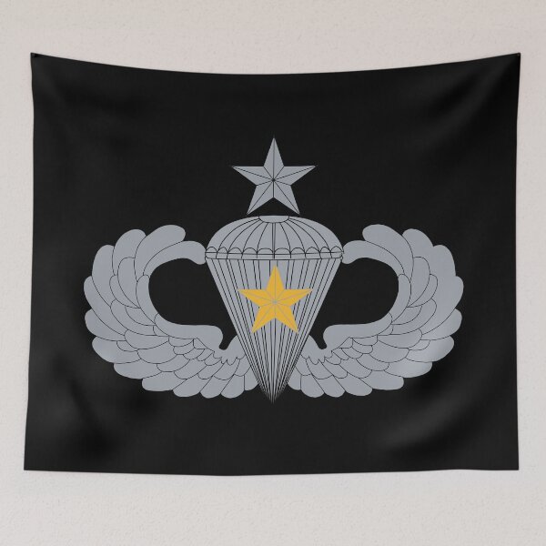 Item preview, Badge - Army - Parachutist - Senior - 5 Combat Star X 300 designed and sold by Military Insignia Products.