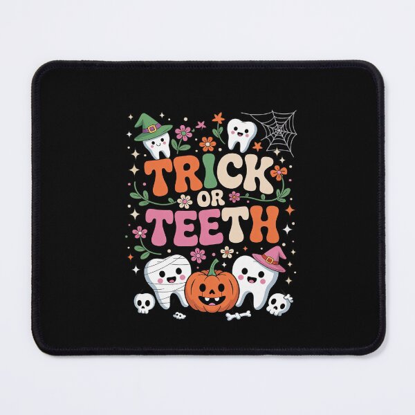 Item preview, Trick Or Teeth Halloween Dentist Dental Hygienist Assistant 1 designed and sold by dainegilbert.