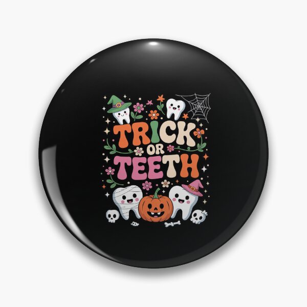 Item preview, Trick Or Teeth Halloween Dentist Dental Hygienist Assistant 1  designed and sold by dainegilbert.