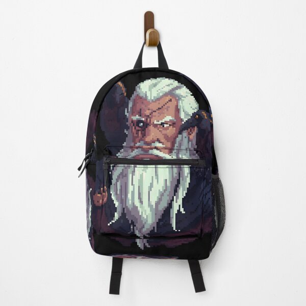 Item preview, Odin's Portrait Pixel Art | Allfather Cyclops and His Watchful Ravens designed and sold by PonmeOtraShop.