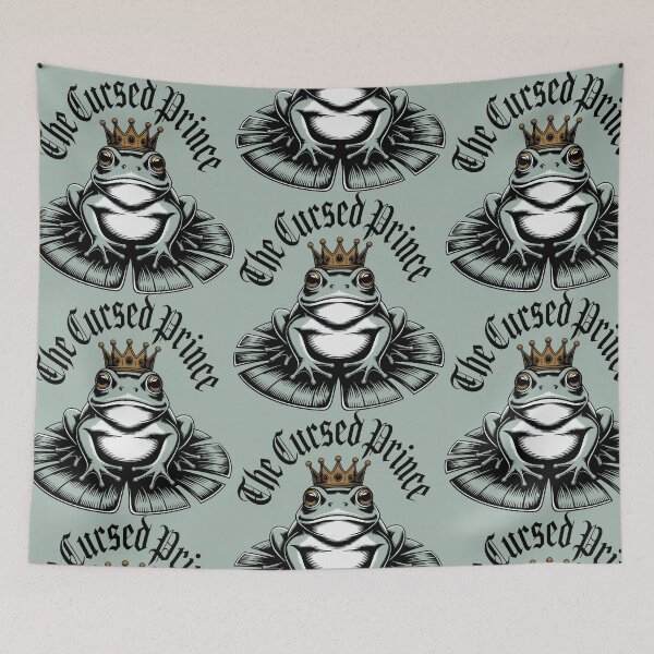 Item preview, A Solemn Frog Wearing the Weight of Gold designed and sold by SplashTastic.