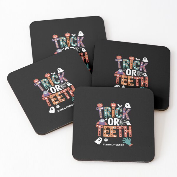 Item preview, Trick Or Teeth Halloween Dentist Dental Hygienist Assistant 4  designed and sold by dainegilbert.
