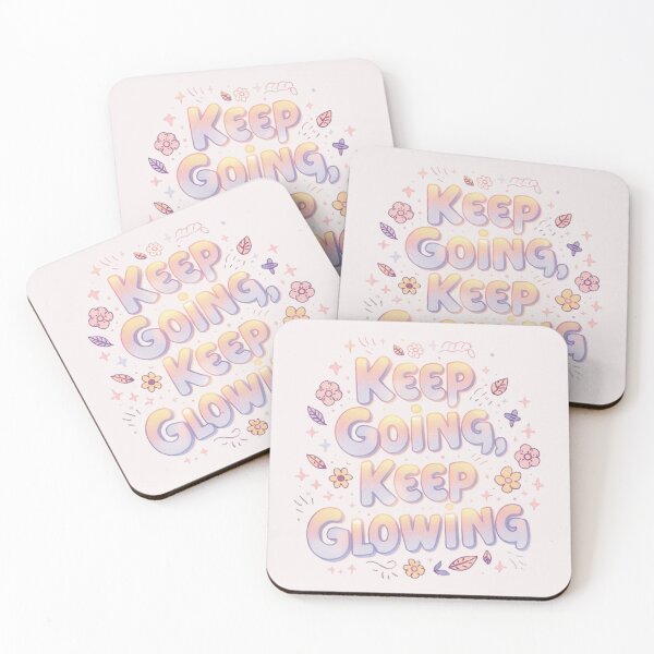 Item preview, Keep Going, Keep Glowing designed and sold by Creative.Shop.