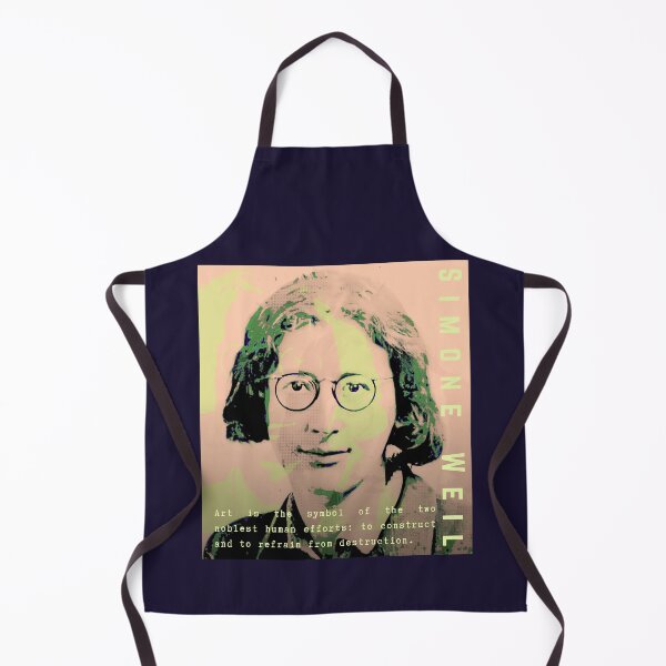 Item preview, Simone Weil quote: “Art is the symbol of the two noblest human efforts: to construct and to refrain from destruction.” designed and sold by artbleed.