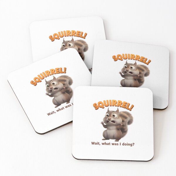 Item preview, Squirrel! Wait, What Was I Doing? designed and sold by Linework Studio.