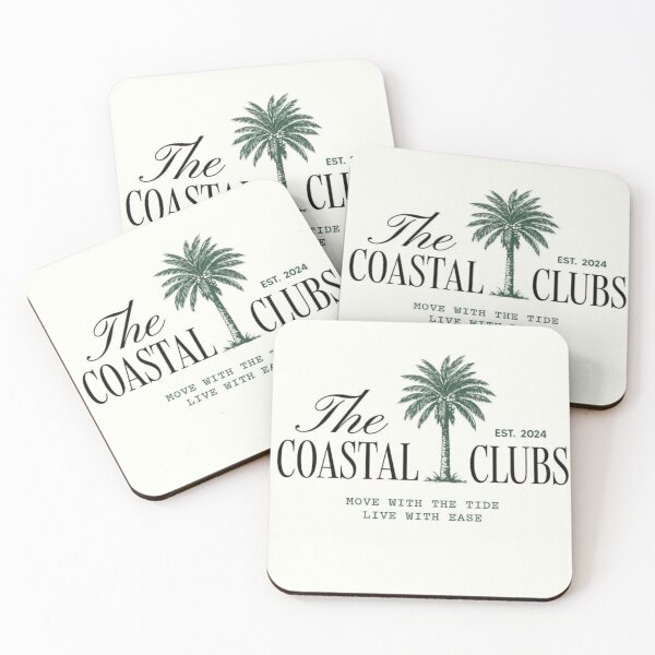 Item preview, The Coastal Clubs – Palm Emblem designed and sold by Adronia.