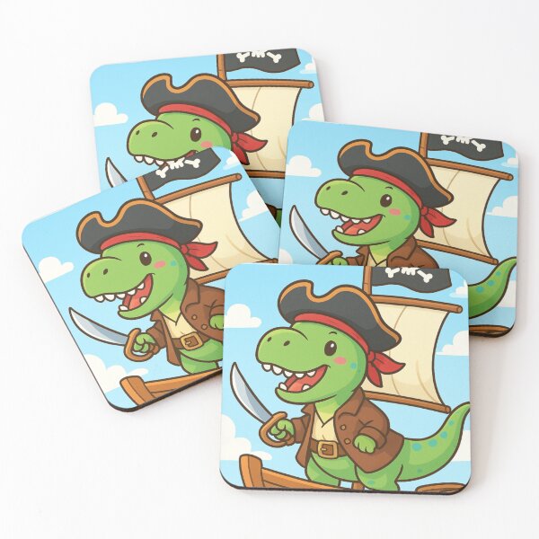 Item preview, Cute Pirate Dino designed and sold by mrf2thed.