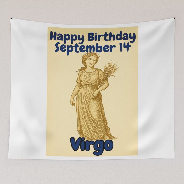 Item preview, Birthday Zodiac Sign – September 14 designed and sold by ariksworld.