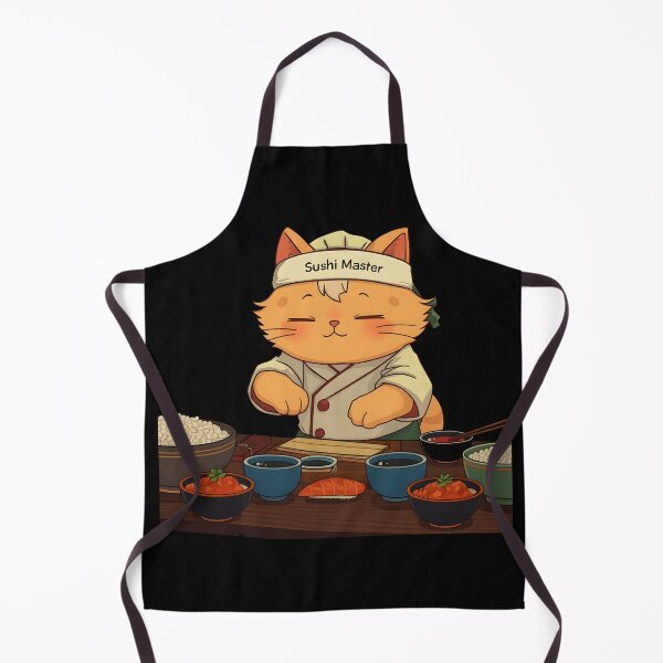 Item preview, Sushi Chef Cat designed and sold by Uglyandcute.