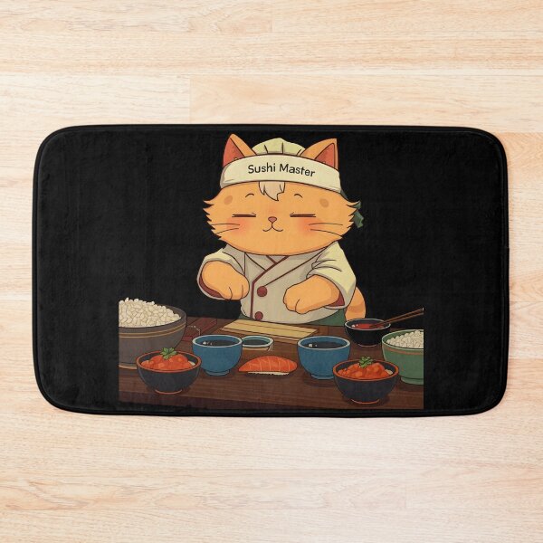 Item preview, Sushi Chef Cat designed and sold by Uglyandcute.
