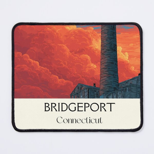 Item preview, Bridgeport Connecticut Industrial Heritage Art Print designed and sold by TuncGK.