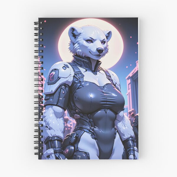 Item preview, Cyberpunk furry polar bear girl   designed and sold by CathryneDelamort.