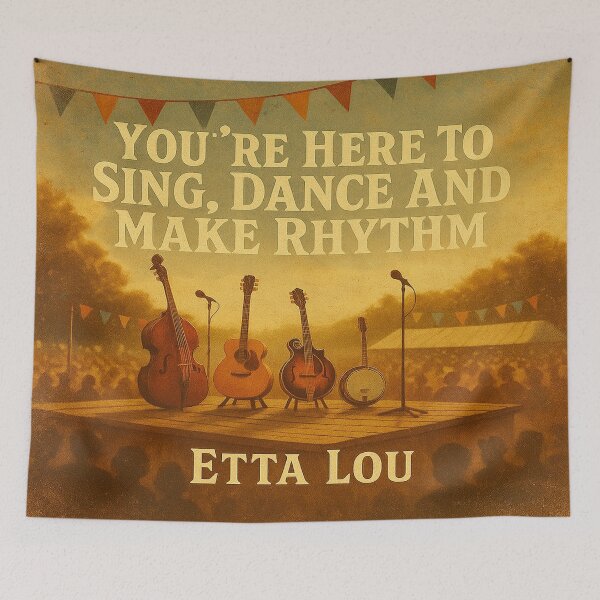 Item preview, You're Here To Sing, Dance And Make Rhythm designed and sold by heliotropeskies.