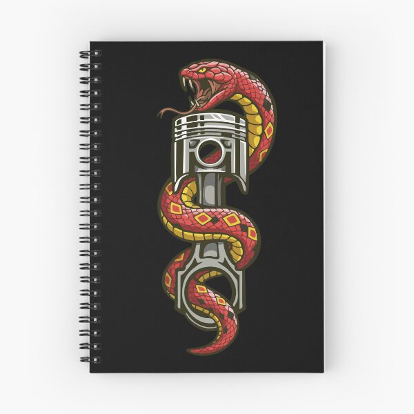 Item preview, Piston Snake Red designed and sold by BronArtworks.