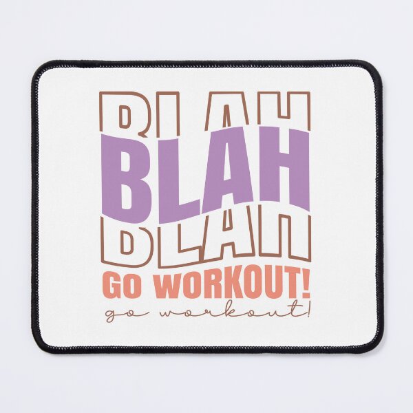 Item preview, Blah Go Workout! designed and sold by artcultreone.