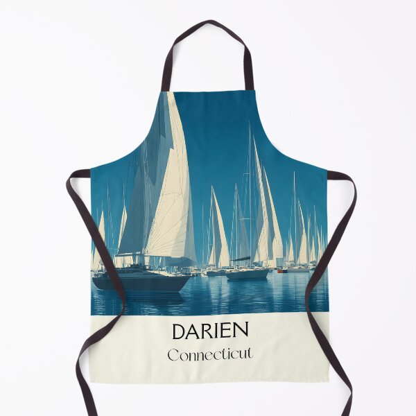 Item preview, Darien Connecticut Sailing Art Print designed and sold by TuncGK.