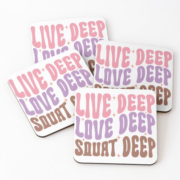Item preview, Live Deep Love Deep Squat Deep designed and sold by artcultreone.
