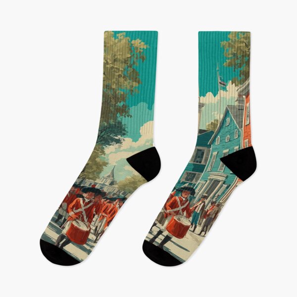 Item preview, Deep River Connecticut Main Street Art Print designed and sold by TuncGK.