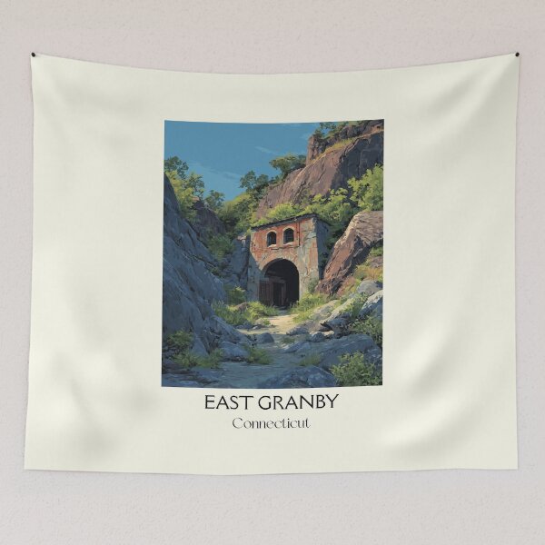 Item preview, East Granby Connecticut Historic Copper Mine Art Print designed and sold by TuncGK.