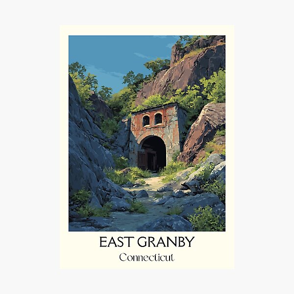 Item preview, East Granby Connecticut Historic Copper Mine Art Print designed and sold by TuncGK.