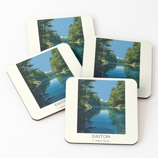 Item preview, Easton Connecticut Forest Reservoir Art Print designed and sold by TuncGK.