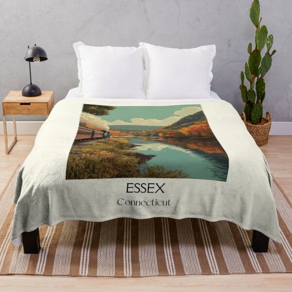 Item preview, Essex Connecticut Maritime Village Art Print designed and sold by TuncGK.
