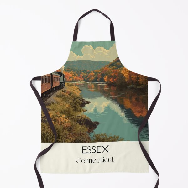 Item preview, Essex Connecticut Maritime Village Art Print designed and sold by TuncGK.