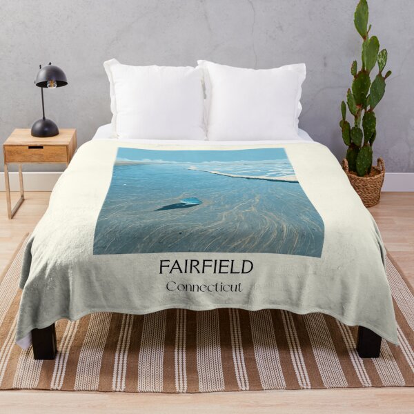 Item preview, Fairfield Connecticut Coastal Beach Art Print designed and sold by TuncGK.