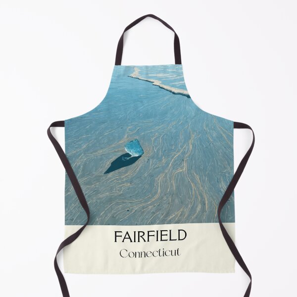 Item preview, Fairfield Connecticut Coastal Beach Art Print designed and sold by TuncGK.