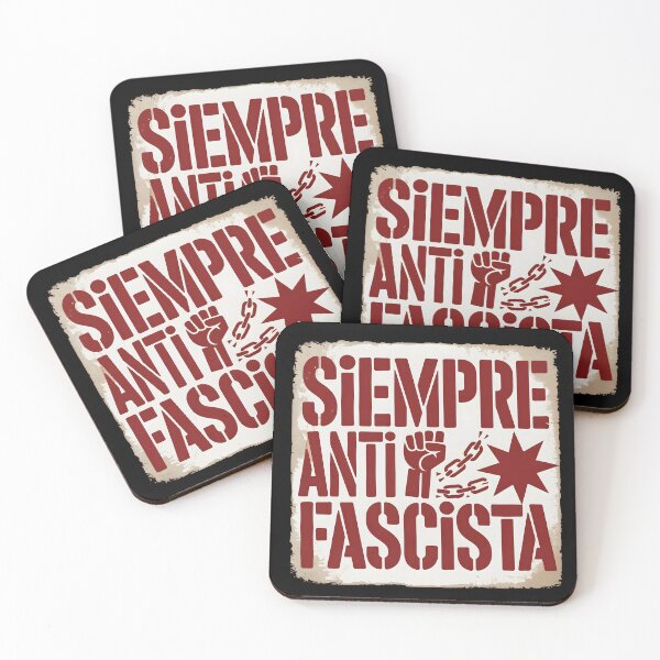 Item preview, Siempre Antifascista  - This design is for those who believe in freedom, equality, and resistance to fascism.  designed and sold by ZyziowskyArt.