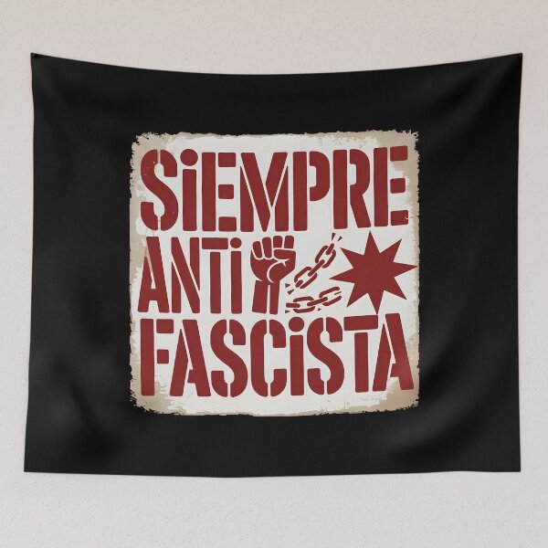 Item preview, Siempre Antifascista  - This design is for those who believe in freedom, equality, and resistance to fascism.  designed and sold by ZyziowskyArt.