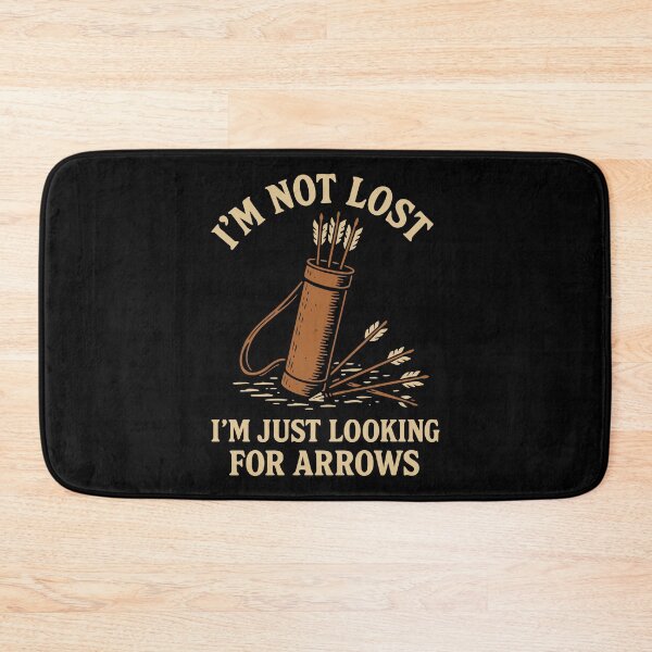 Item preview, I'm Not Lost Looking For Arrows Funny Archer designed and sold by LuminOrb.