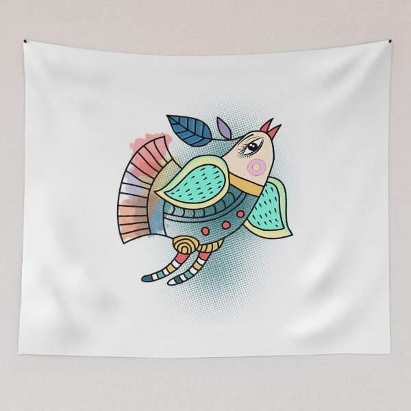 Item preview, Lunira The Dreamy Bird designed and sold by WildHeartsStore.