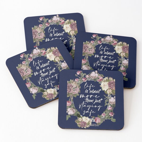 Item preview, There_s more to life than just staying safe, quote from Caraval designed and sold by troyroman.