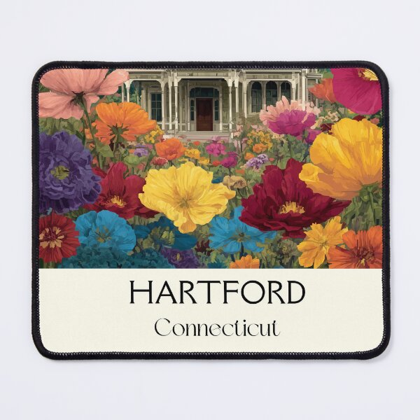 Item preview, Hartford Connecticut Victorian Mansion Art Print designed and sold by TuncGK.