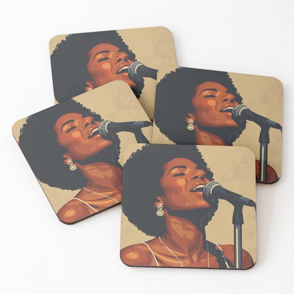 Item preview, Vintage African American singer with microphone designed and sold by Vintage City.
