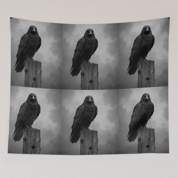 Item preview, Raven Art Diverse Artistic Expressions Cosmic Wars Fantasy designed and sold by ART ATTACK ZONE.